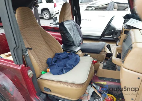 1998 Jeep Wrangler Se from USA, damaged, VIN 1J4FY29PXWP794854